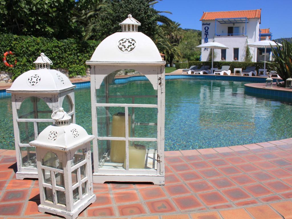 Ostria Aparthotel Agia Paraskevi  Bagian luar foto