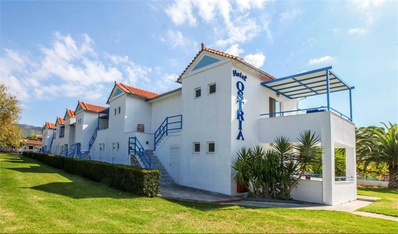 Ostria Aparthotel Agia Paraskevi  Bagian luar foto