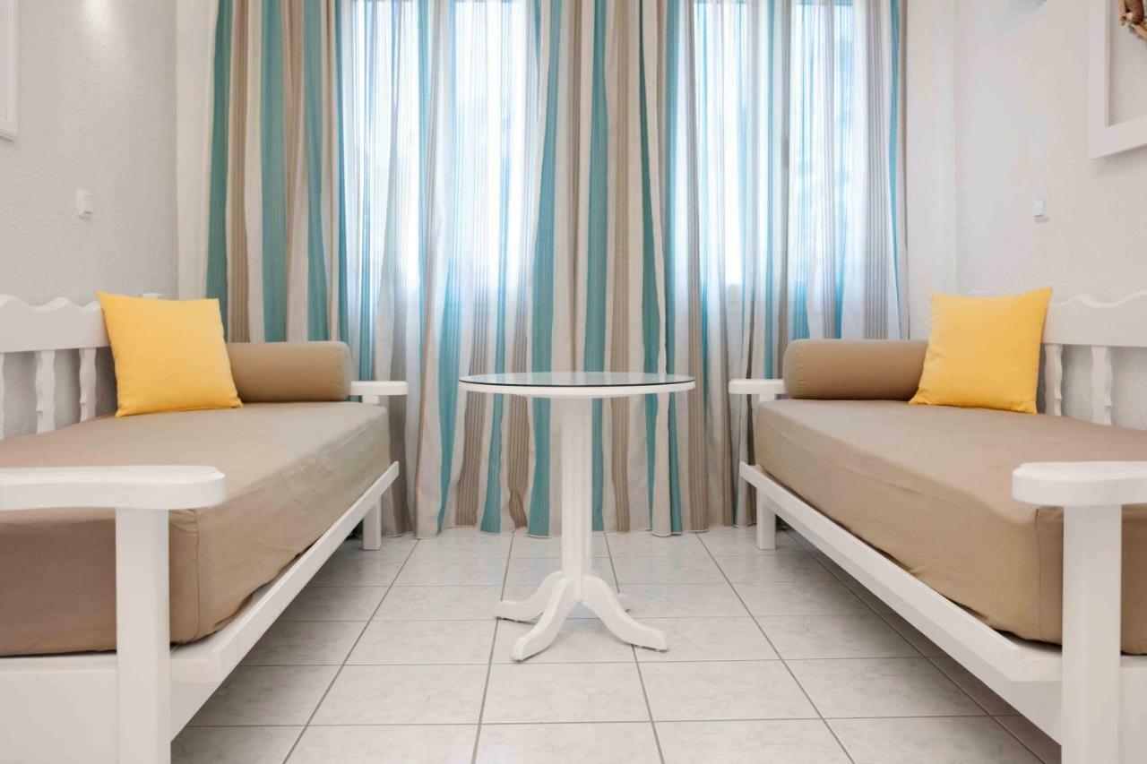 Ostria Aparthotel Agia Paraskevi  Bagian luar foto